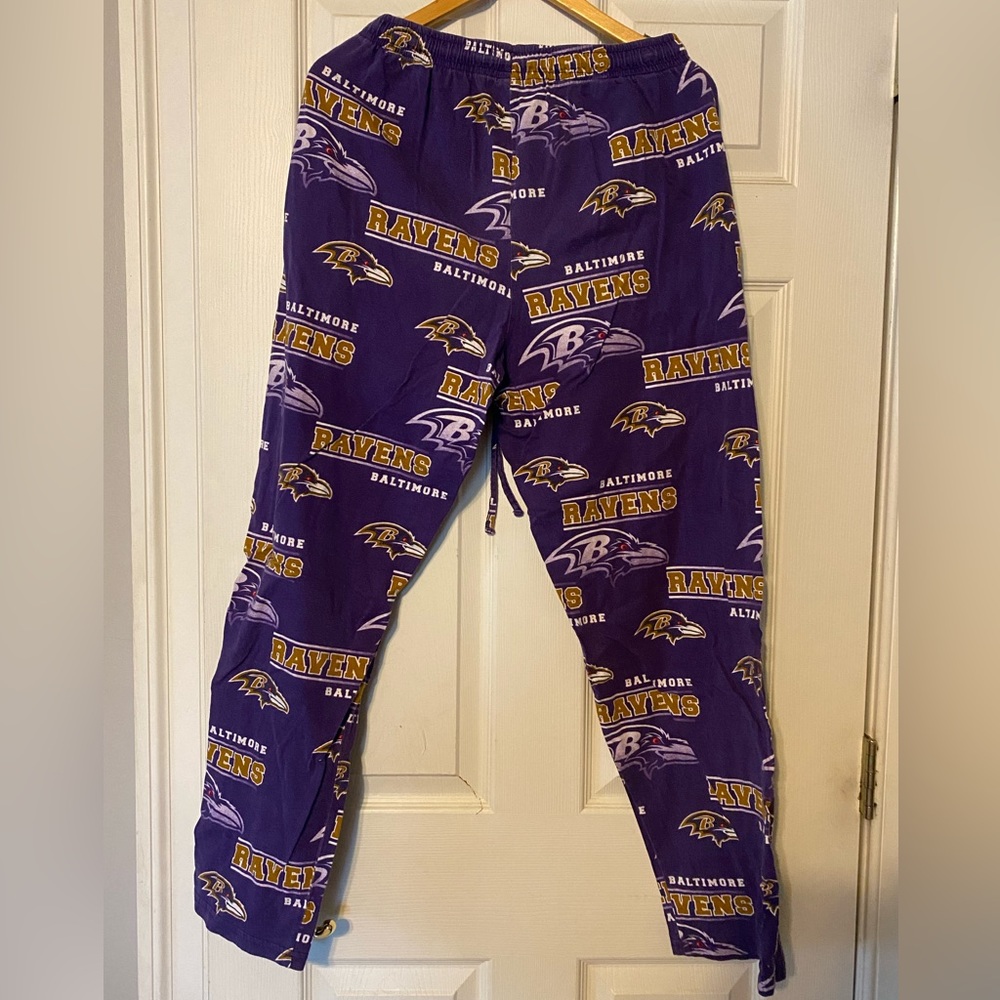 Baltimore Ravens Pajama Pants (Official NFL Sleepwear) Size Medium